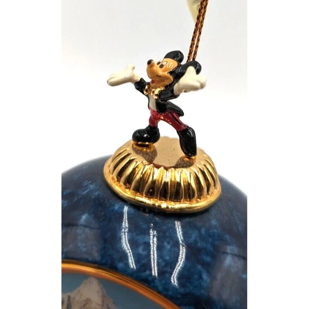 Disney Mickey‎ Ornaments Bradford Edition Celebrating the Magic Set Lot 4